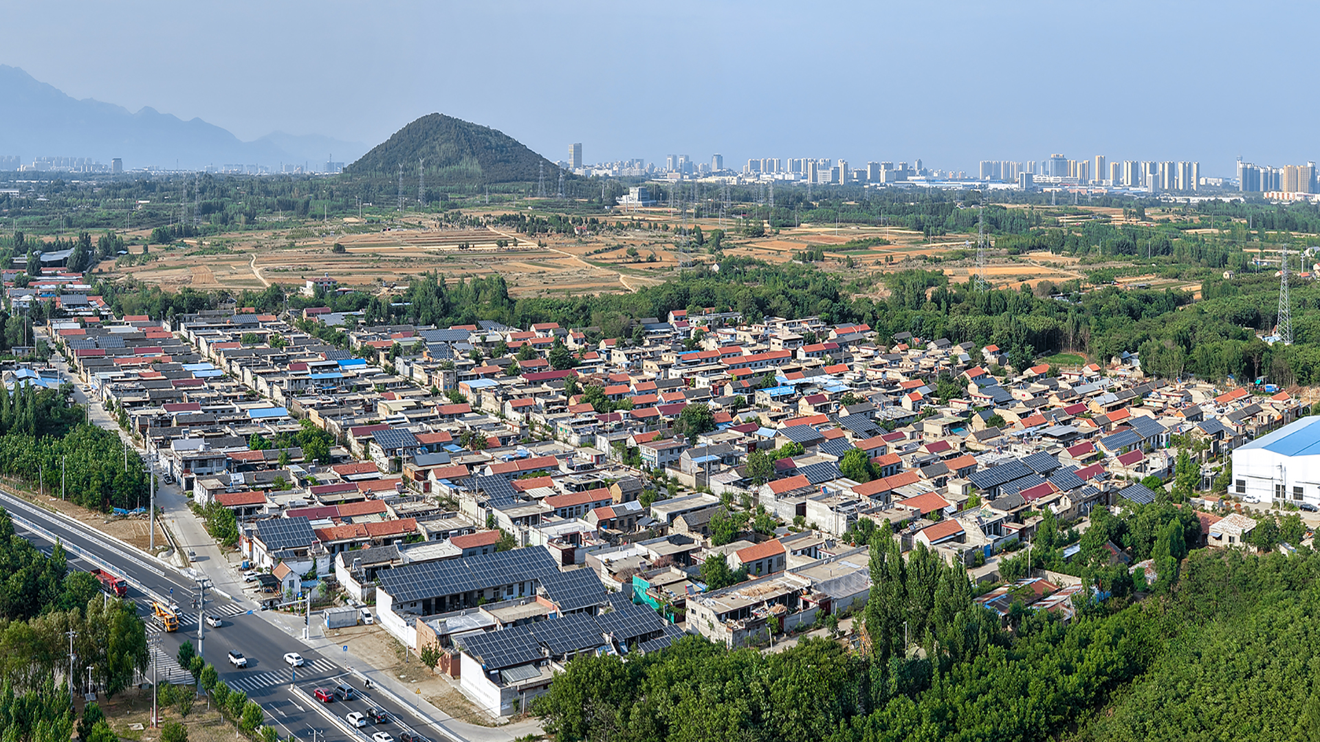 泰安岱岳区满庄镇整镇区域家庭光伏